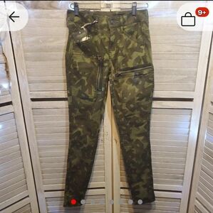 G-STAR RAW Jeans Womens Camo Mid Skinny Stretch Twill Pants SIZE W25 L30